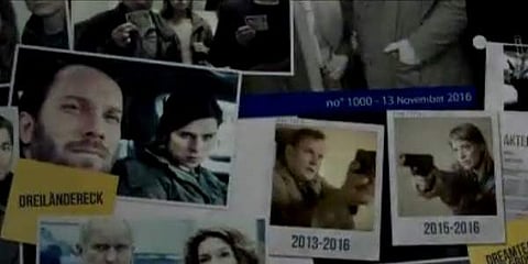 Screngrab from the Tatort series trailer