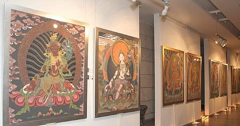 Artworks on display