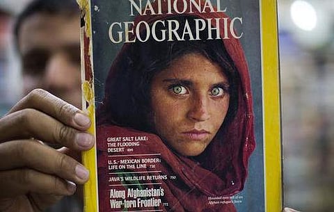 Sharbat Gula's photo on National Geographic Magazine | AP