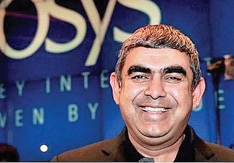 Plan in case the is not able to send developers to work with temporary work visas on big tech projects in the U.S. will be to hire staff locally Vishal Sikka, CEO, Infosys