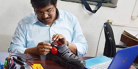 LABOUR OF LOVE: Krishna Sai, innovator of Taparch footwear