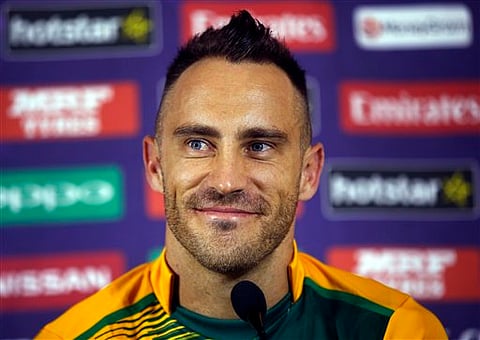 South African cricket team captain Faf du Plessis |AP