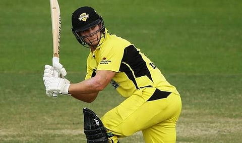 Zimbabwe-born Hilton Cartwright was named in the 14-man Australian squad for the Chappell-Hadlee Trophy series against New Zealand. (Photo: Screen grab from .cricket.com.au)