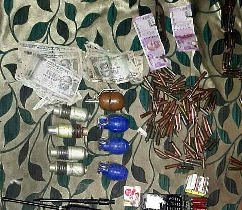 New currency notes of D2,000 denomination recovered from militants killed in Bandipora District of North Kashmir on Tuesday | PTI