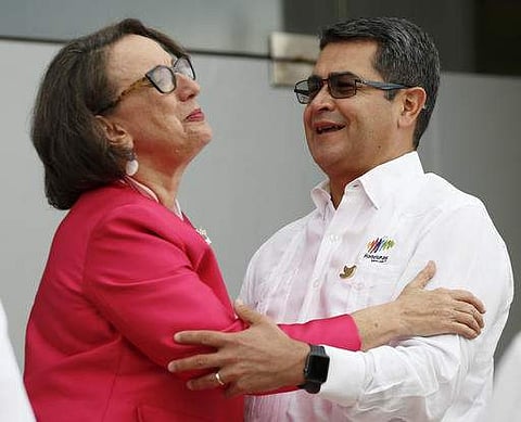 Honduras President Juan Orlando Hernandez(right)| AP FIle Photo
