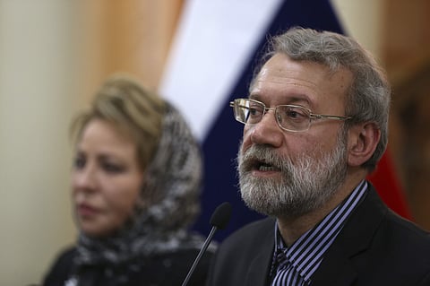 Iranian parliament speaker Ali Larijani (File photo | AP)