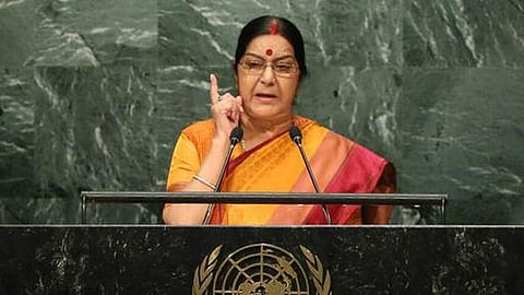 External Affairs Minister Sushma Swaraj. | (Photo | AP)