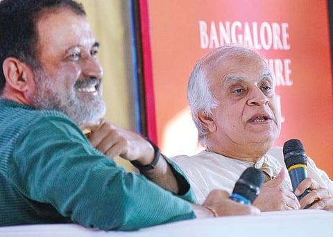 T V Mohandas Pai in conversation with Rajiv Malhotra during one of the sessions | JITHENDRA M