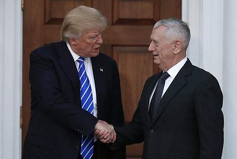 President-elect Donald Trump with former Gen. James Mattis (File Photo | AP)