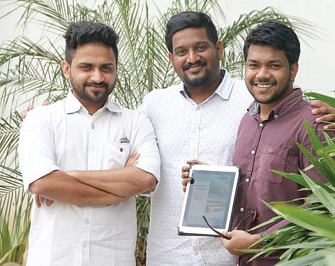 Prasobh Kumar, Azhar Umar and Rahul Jayan | Express