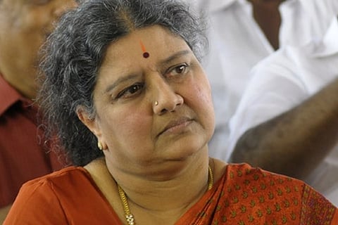 AIADMK supremo and former aide of Jayalalithaa VK Sasikala. | (File | EPS)