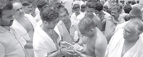Karun Nair at the Aranmula Parthasarathy Temple(file picture) | Express