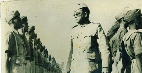 Trigger for the British to leave India was Bose and his INA