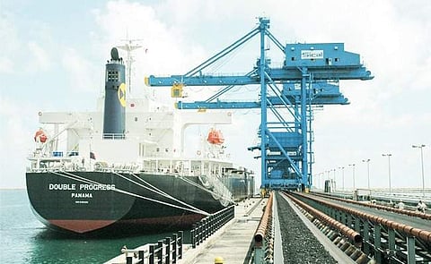 An image of Kamarajar Port for representational purpose.