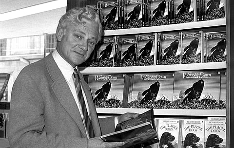 In this Oct. 18, 1978 file photo author Richard Adams poses for a photograph. | AP