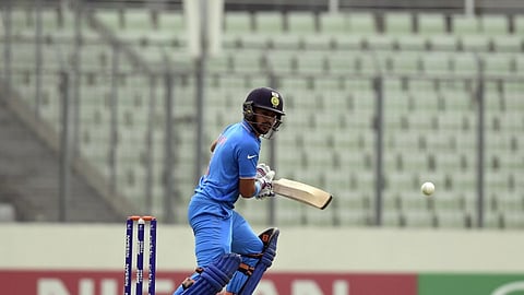 Indian cricketer Anmolpreet Singh.