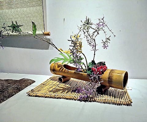 Ikebana: Japanese Soul to the Indian He-art