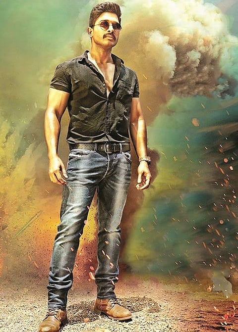 Actor Alllu Arjun in Telugu movie Sarrainodu