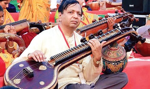 City Artiste Owns 175- and 300-year-old 'Ekanada' Veenas, Crafted From Single Logs