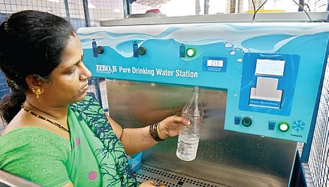 13 Water Vending Machines to Sell Chilled Potable Water Installed in Central Railway Station