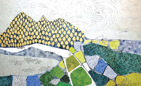 Her Semi-real World and She Likes it Metallic