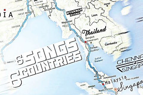 6 Songs of a Film to be Launched in 6 Different Countries!