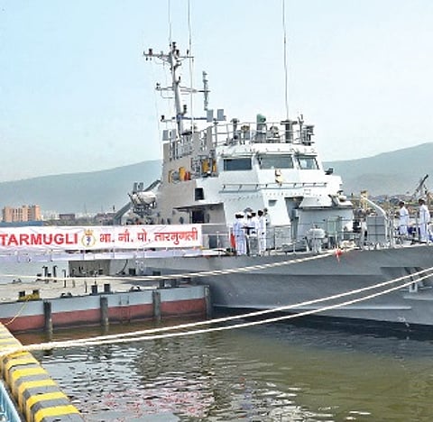 Indigenously designed INS Tarmugli joins navy's Eastern fleet