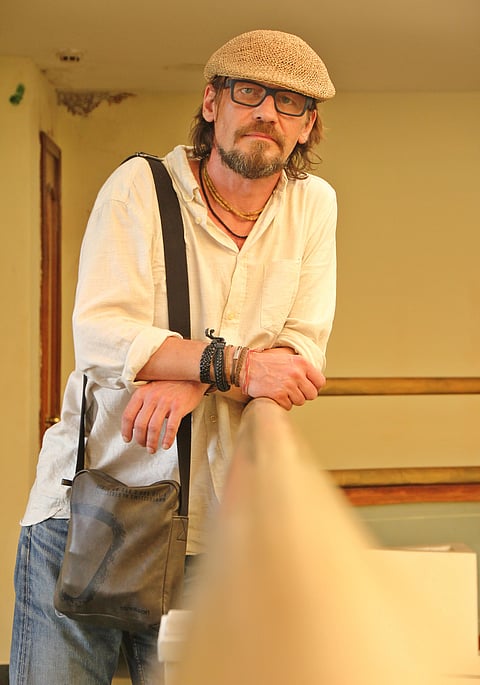 Adam Wyrwas, Oscar award winner from Poland,at National Cartoon and Caricature Festival, Cari Toon 2016. | (Albin Mathew | EPS)