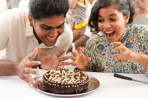 Monica Pandian and fiancé Praveen Raj