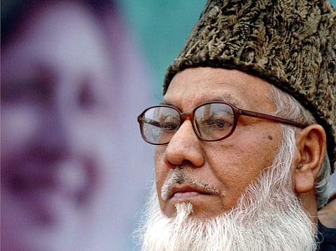 Former Bangladesh industries minister and leader of the Jamaat-e-Islami Islamic party Matiur Rahman Nizami. |AFP
