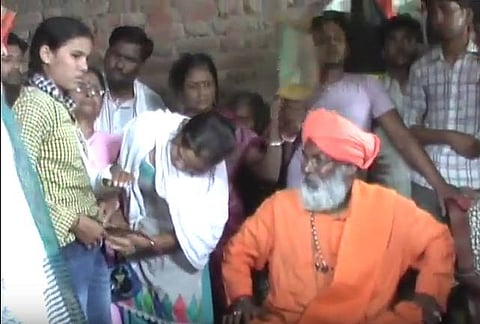 WATCH: Girl Forced to Unbutton Her Jeans in Front of BJP MP Sakshi Maharaj