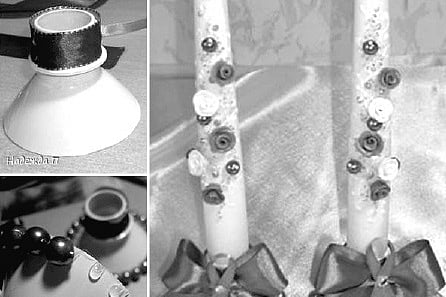 Turn a big plastic bottle into a funnel, a holder