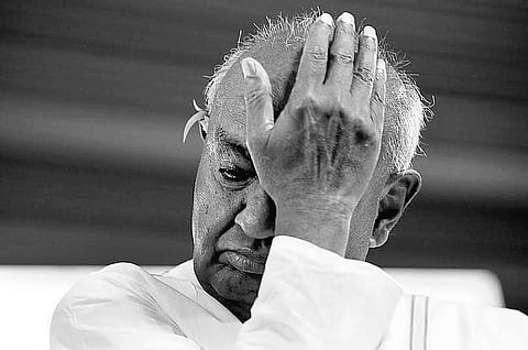 The JD(S) saga: Enough reasons for Deve Gowda to shed tears