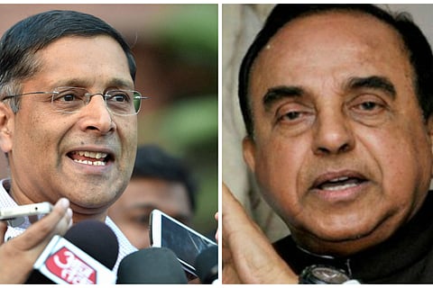 Did Subramanian Swamy twist the facts on Arvind Subramanian