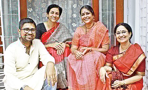 Knit with history and dance, a temple tale