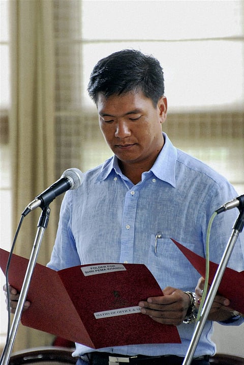 Pema Khandu, son of late Dorjee Khandu, former Chief Minister of Arunachal Pradesh. (File | PTI)