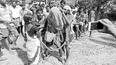 Villagers follow bloody ritual to avert evil