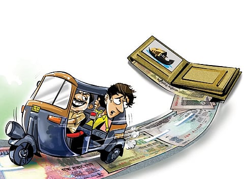 Overcharging autorickshaw drivers in Kochi