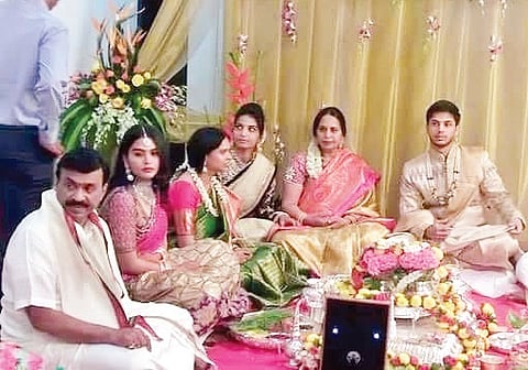 Janardhana's daughter gets engaged