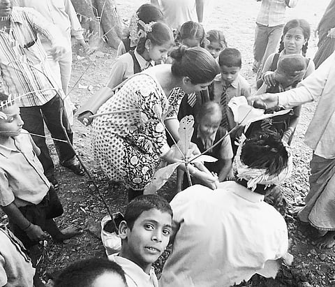 Doctor adopts a village, brings e-shala and lights