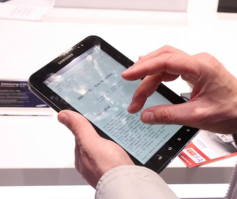 Tabs help government school kids master english