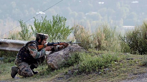 The search operation is on but there was no contact with the terrorists so far, the officials said.