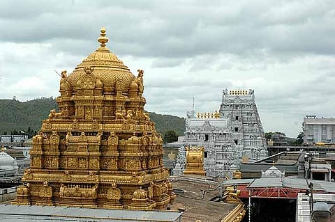 The glorious Tirumala temple