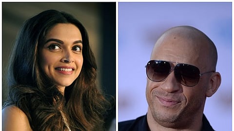 Deepika Padukone and Vin Diesel.