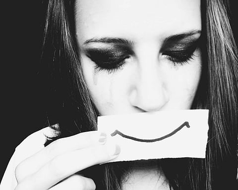 Laughter hides the pain