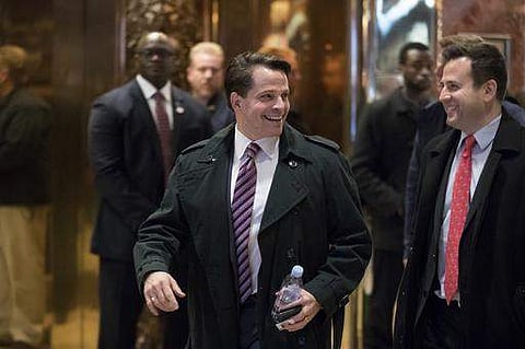 Anthony Scaramucci arrives at Trump Tower in New York. (File |AP)