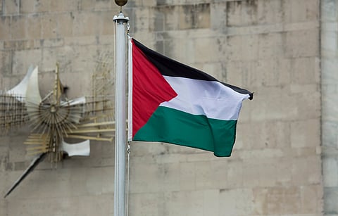 Palestine's flag.