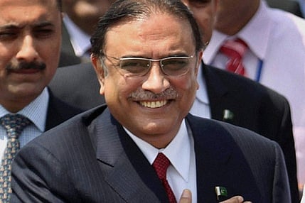 Former Pakistan president Asif Ali Zardari