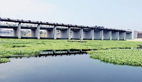 Despite pollution concerns, authorities open shutters of Pathalam bund