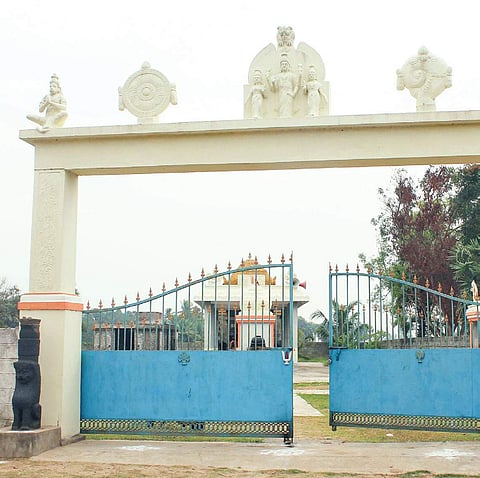Ruined temple back to life in village near Chennai's East Coast Road